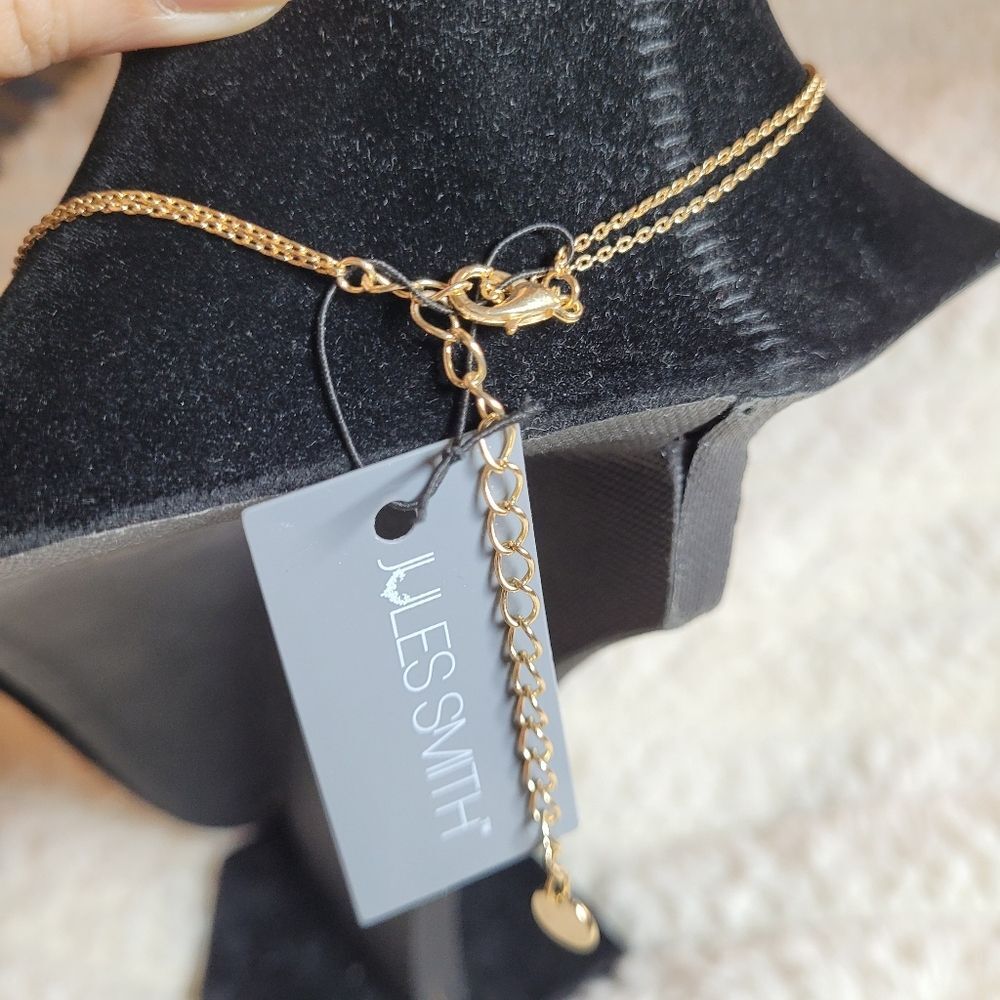 Jules Smith Gold Necklace with Faux Pearl Accents - Picture 5 of 9